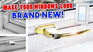 How to clean UPVC windows  PLUS Seal & Handle Replacement  Easy DIY