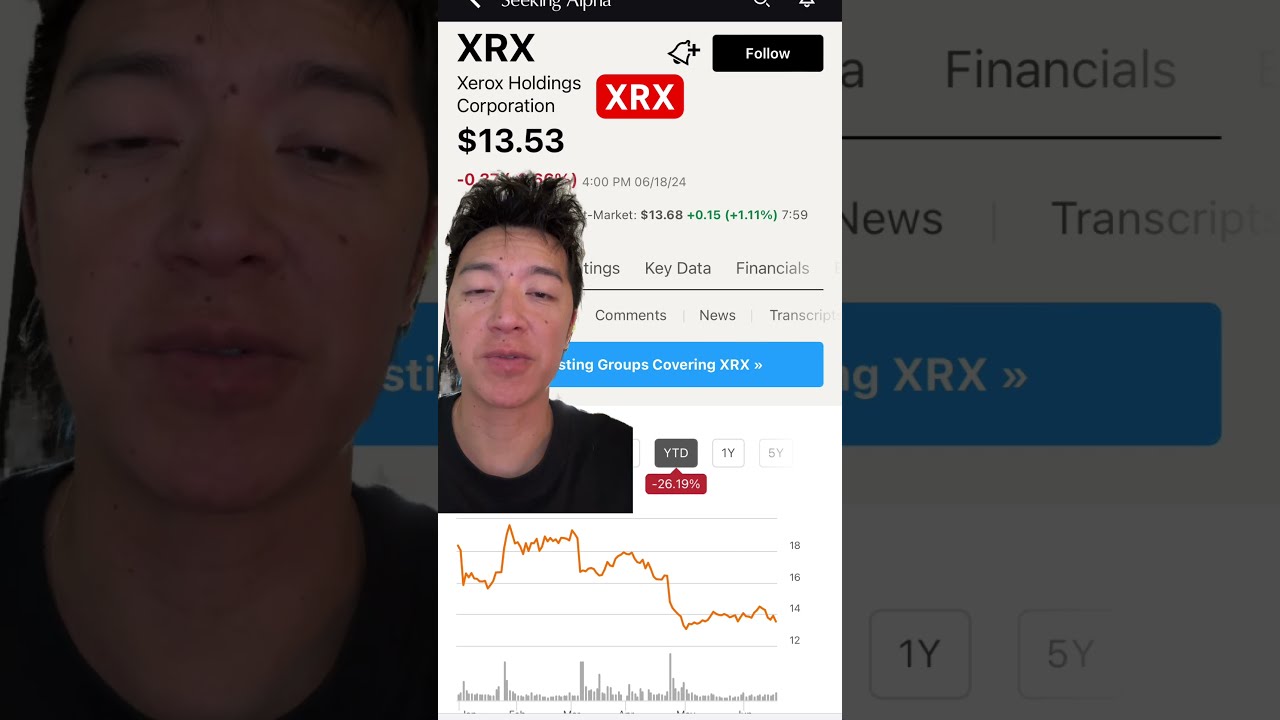 Can Xerox XRX Stock Make A Come Back 
