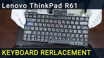 Lenovo ThinkPad R61 Keyboard Replacement | Easy DIY Repair