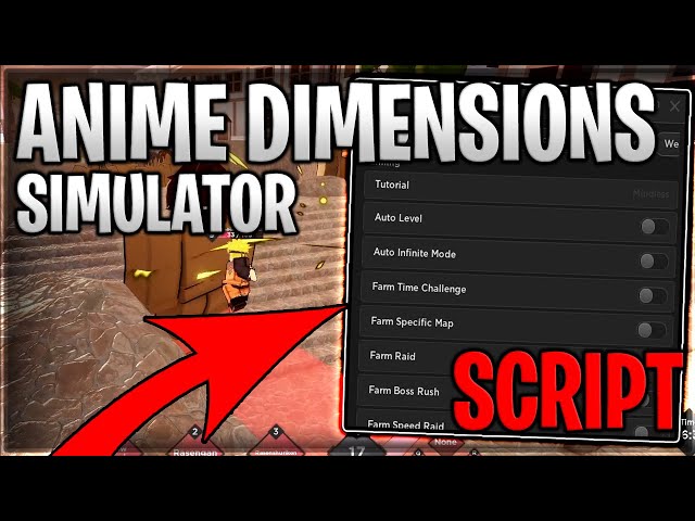 Anime Dimensions Simulator Hack/Script GUI  Auto Farm, Auto Raid, Insta  Wins And More! *PASTEBIN* 