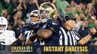 Details Instant Analysis: No. 3 Notre Dame Handles Business Against Michigan State in 27-10 Win Update