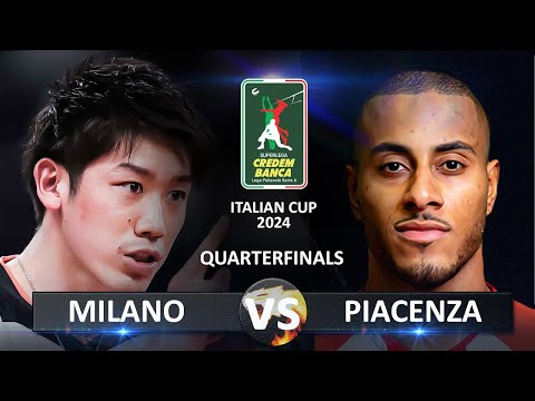 Видео: Quarter Finals: Milano vs Piacenza | Volleyball SuperLega Coppa Italia 2024