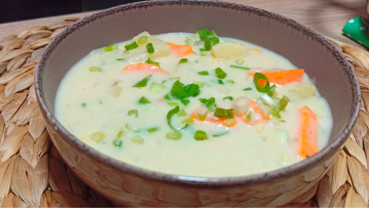 This potato soup is better than medicine. Quick & easy potato soup