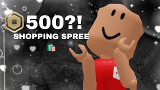 500 ROBUX SHOPPING SPREE 🛍️🛍️