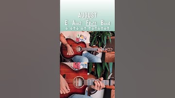 Thumbnail of August Taylor Swift Guitar Tutorial // August Guitar Lesson #shorts