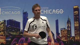 2012 Chicago International Table Tennis Festival | Chen Qi vs Jörgen Persson