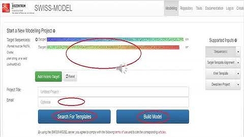 To Perform Homology Modeling of Protein using  SWISS MODEL