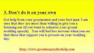 Grooms Speeches - Mistakes To Avoid Avoid These Wedding Speech Mistakes