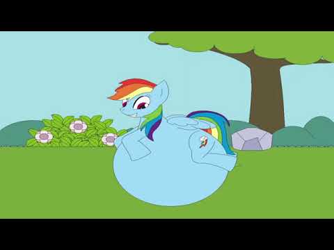Rainbow Dash eats Sonic the Hedgehog vore
