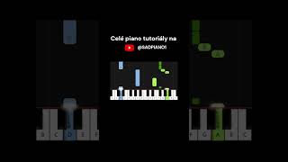 Chodím po Broadwayi (piano tutorial | klavír | akordy | noty | české písničky)