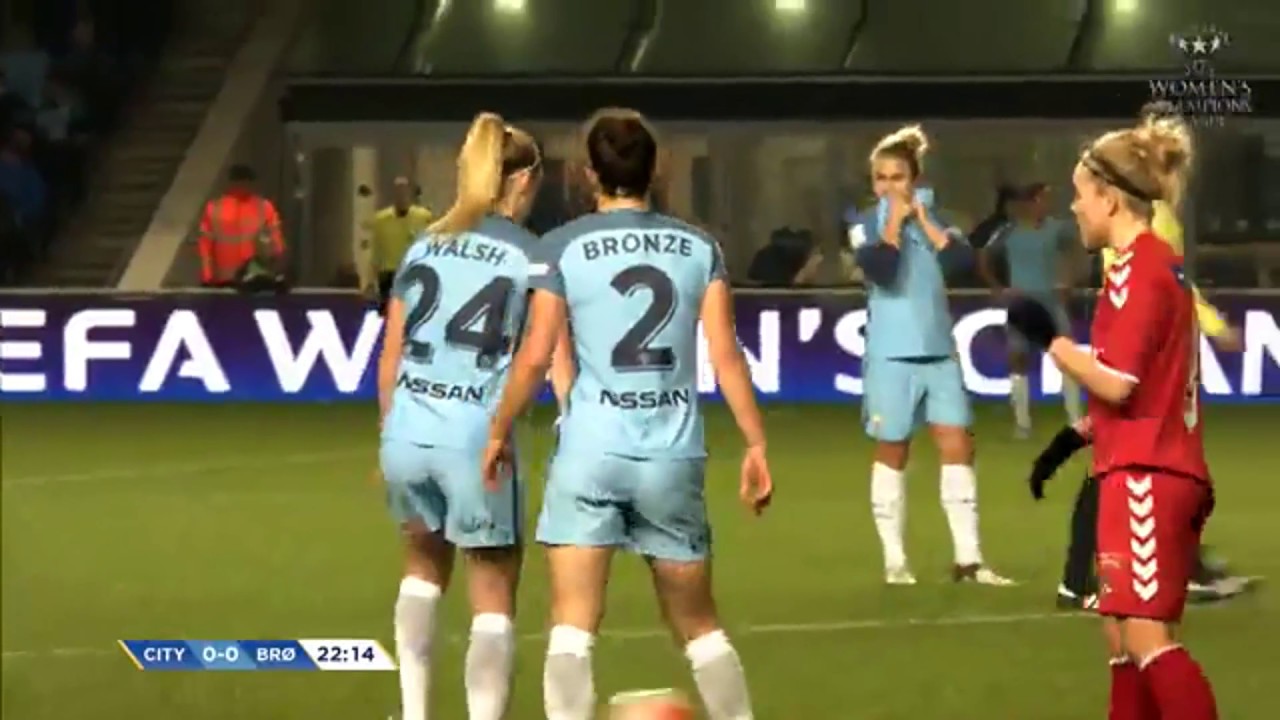 Lucy Bronze | Manchester City v Brondby IF | UEFA Champions League