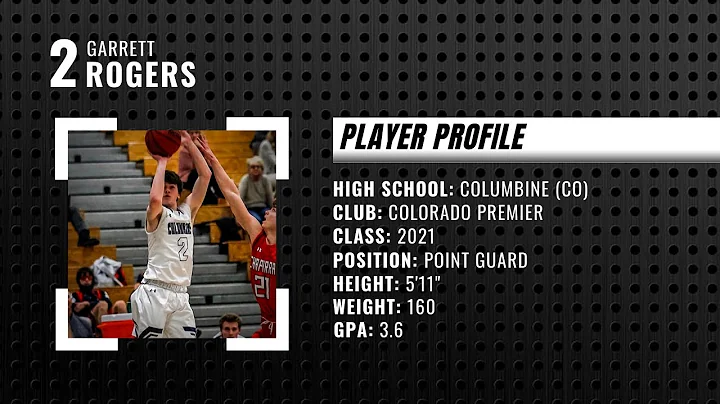 Garrett Rogers 2019-20 Junior Season Highlights