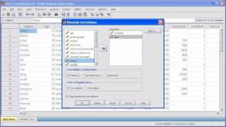 2.2 Correlation: PASW (SPSS) Statistics v.17 video
