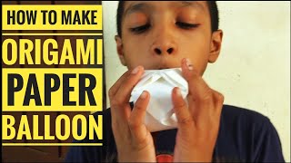 How to make a paper balloon | Easy Origami for kids