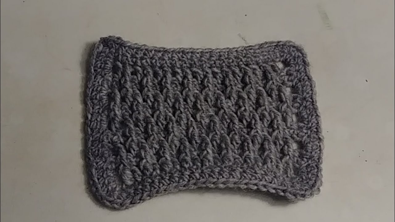 Crochet Alpine Stitch & Border YouTube