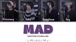 Mad (Ne-yo) - ENHYPEN (엔하이픈) Hyung Line Lyrics [Color Coded]