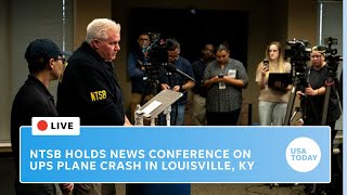 Watch live: NTSB officials update on fatal UPS plane crash
