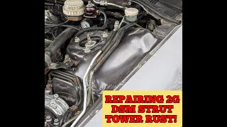 REPAIR RUSTY STRUT TOWERS LIKE A PRO! - DSM STRUT TOWER ROT FIX-SAVE HUNDREDS, DO IT YOURSELF👍
