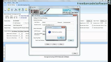 Understand how to email created barcode labels using DRPU Barcode Label Maker Software