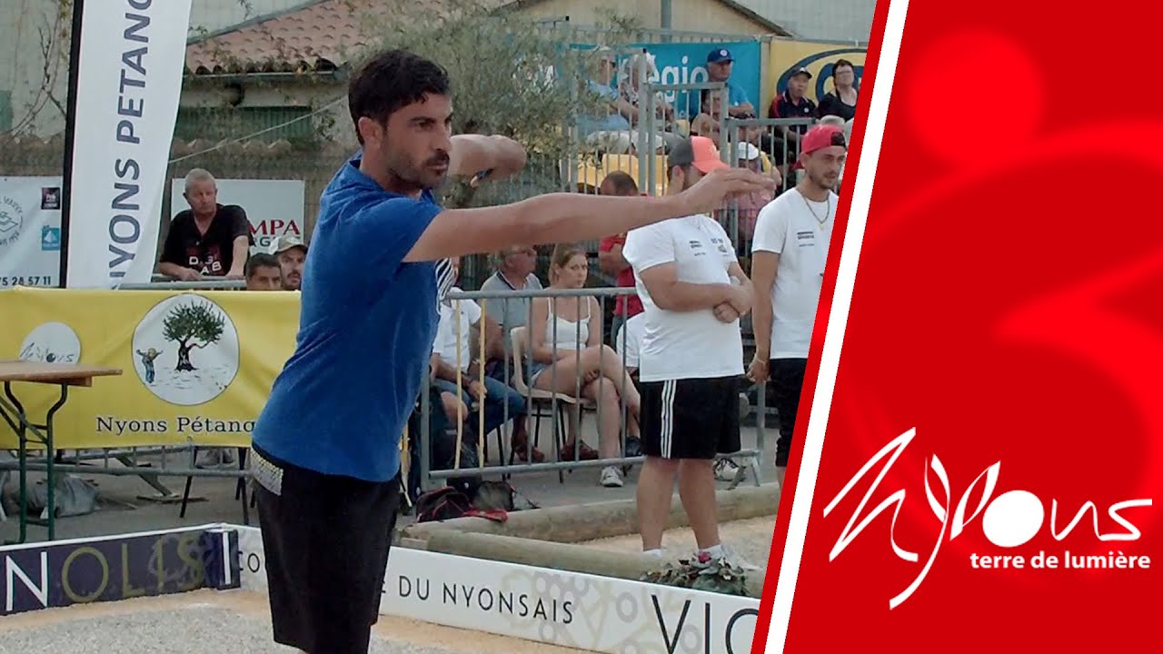 Miniature : Très beau 32ème SAINT-MACHIN vs COGNARD : International à pétanque triplette de Nyons 2023