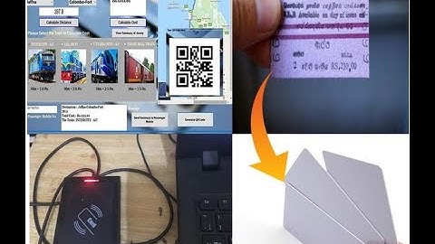 Contactless RFID Smart Card System - C# .NET , Sample Design for Sri Lanka Railways