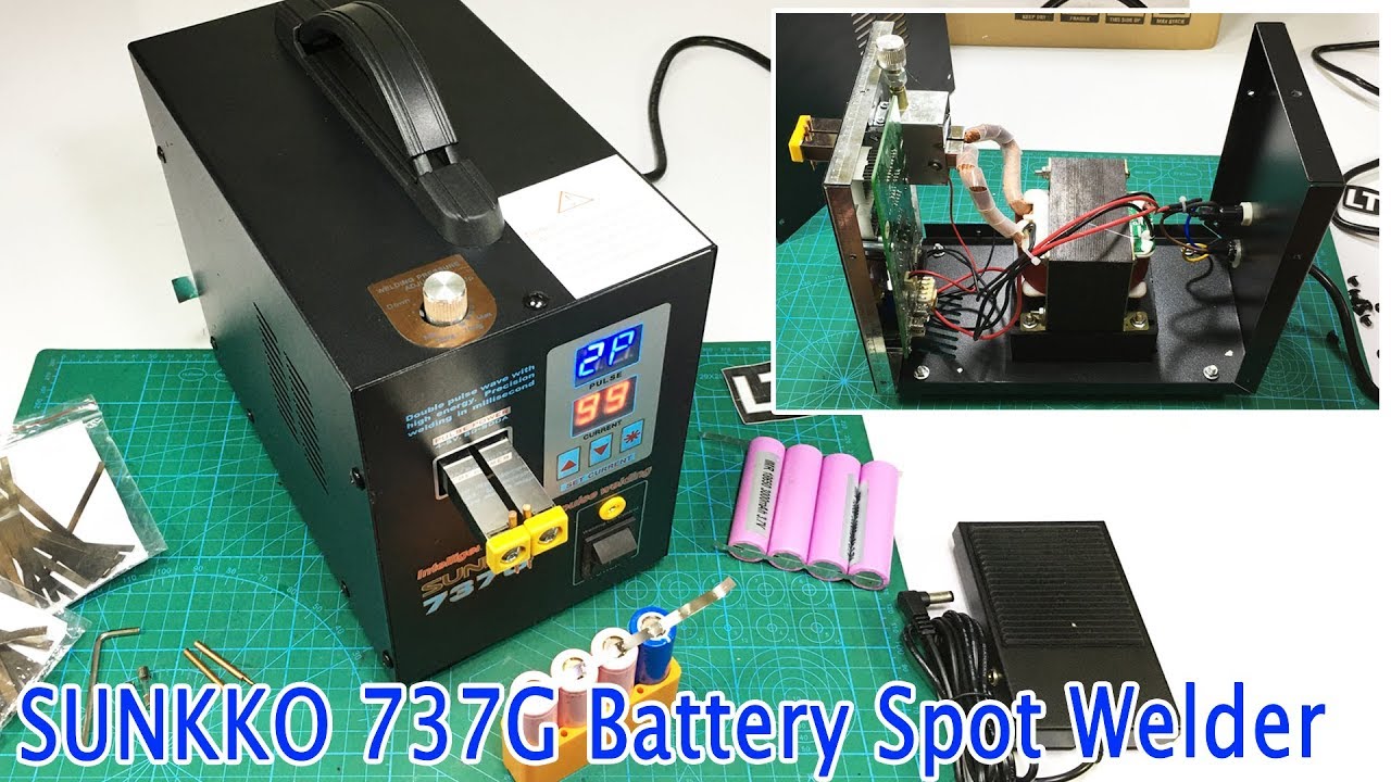 Download SUNKKO 737G Battery Spot Welding Machine Test and Review