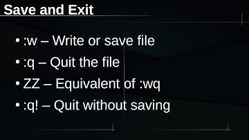 linux beginner tutorials 5 vi editor(create file, insert text and save)