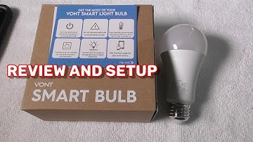 VONT Smart Light Bulb Compatible w/ Alexa & Google Setup and REVIEW