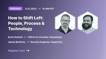 How to Shift Left: People, Process, Technology