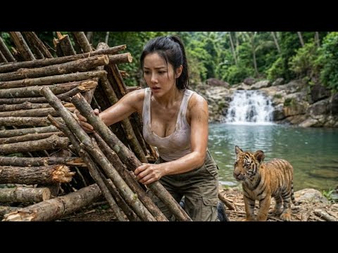 A Girl Alone Surviving In The Forest - YouTube