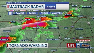 Tornado Warning Northeast Kansa s6-10-2026