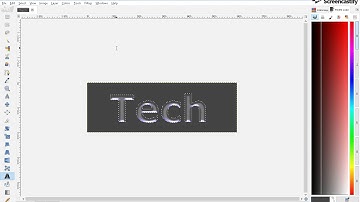 Gimp Tutorial on Chrome Text by Ben