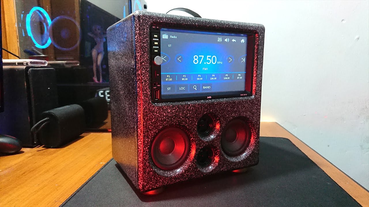 Diy bluetooth speaker with headunit