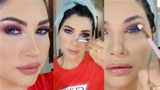 اجهزوا معي ?مكياج أزرق مع درجات ترابية | سناب ميثاء عبدالجليل