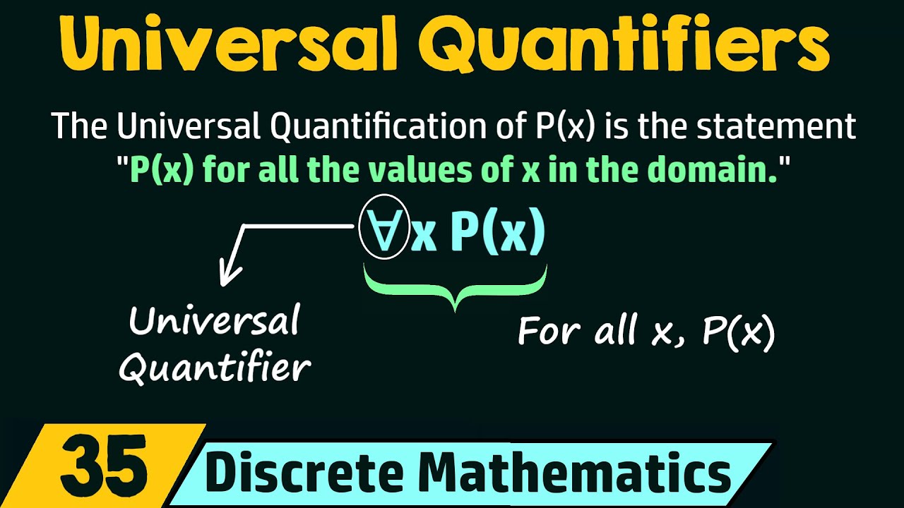 Universal Quantifiers