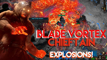 Path of Exile 3.9 - Fire Blade Vortex Chieftain Build Guide