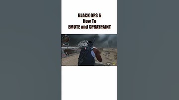 How To Emote and Spraypaint in Black Ops 6 #callofduty #gaming #gameplay #shorts #cod #blackops #new