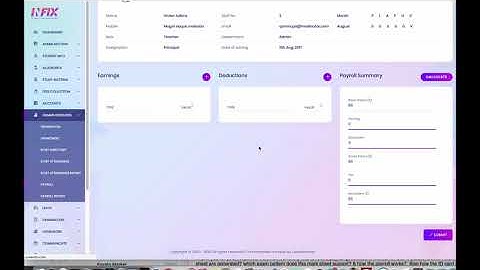 InfixEdu - Payroll payment process to staff