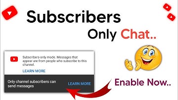 How To "ENABLE SUBSCRIBER ONLY CHAT"  With "Slow Mode" From Mobile @Manojdey