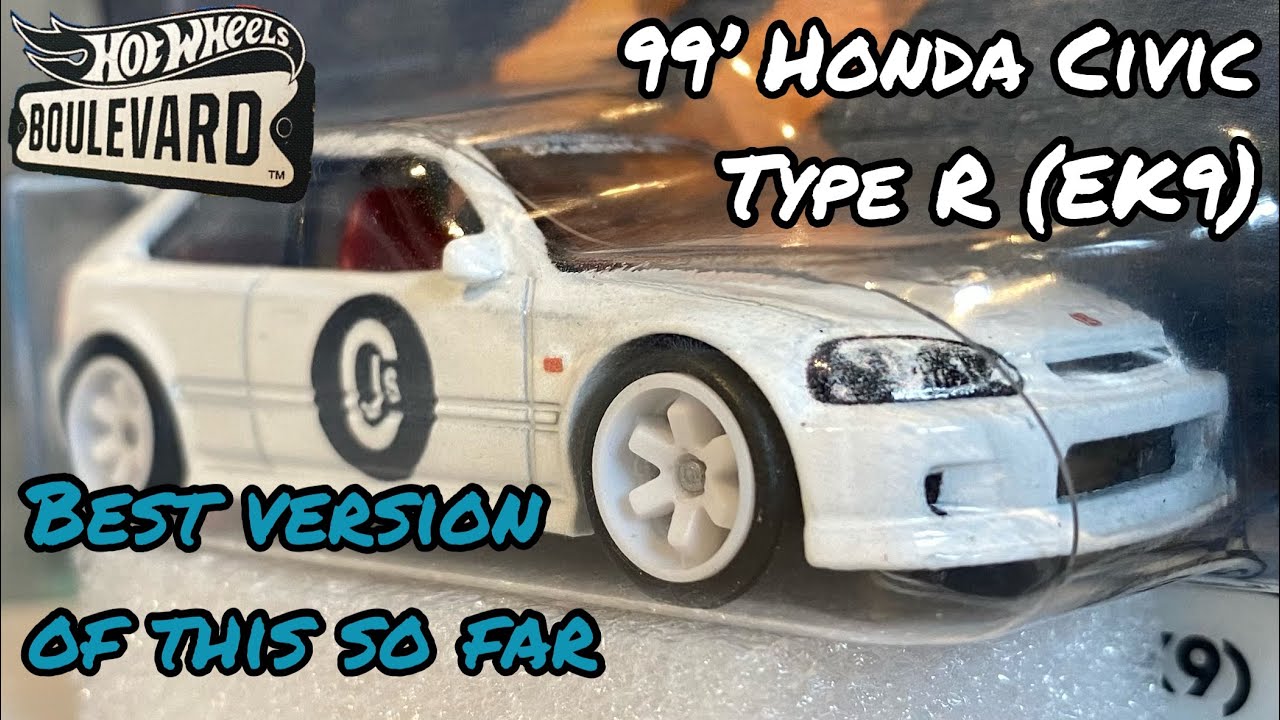 Hot Wheels Honda Civic Type R Ek9 Rare Miniature Collectible Model