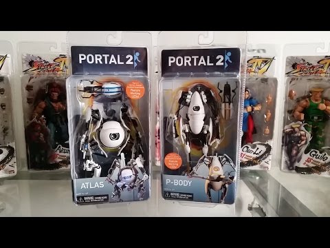 NECA Portal 2 Atlas and P-Body Action Figure Set