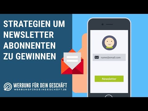 Strategien um seine E-Mail Liste auszubauen