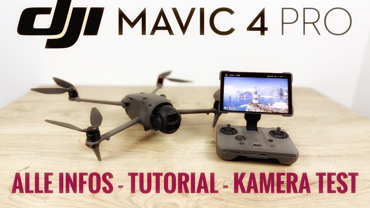 DJI Mavic 4 Pro - Alle Infos, Tutorial und Kameratest, RC Pro 2 ...