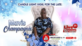 🕯️ CANDLELIGHT VIGIL IN LOVING MEMORY OF 🕯️ Mavis Champagnie  Join us as we gather in unity and