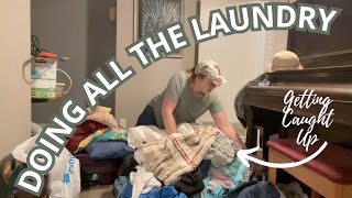 LAUNDRY After Vacation! So so so much laundry…
