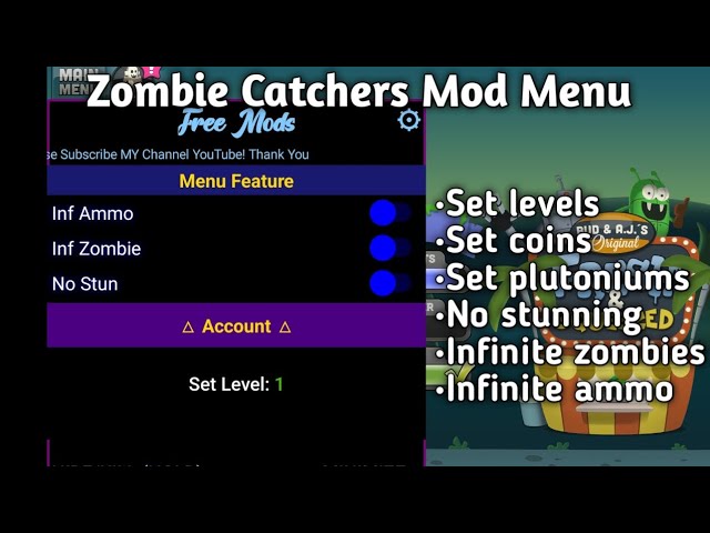 zombie catchers мод меню｜TikTok Search