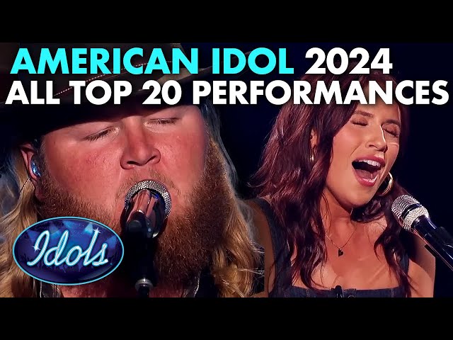 ALL  AMERICAN IDOL TOP 20 PERFORMANCES 2024 | Idols Global class=