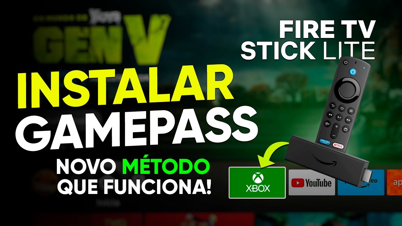Como INSTALAR XBOX GAME PASS no FIRE TV STICK LITE 2025 (passo a passo ...
