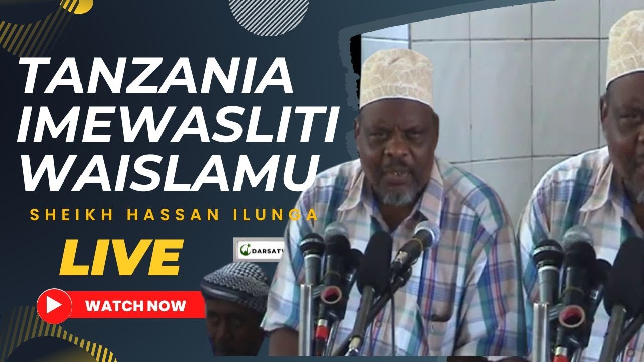 🔴#LIVE -KIPINDI MAALUM CHA KUMBUKIZI ZA SHEIKH HASSAN ILUNGA ENZI YAKE KUWAZINDUA WAISLAMU WAJUE HAY