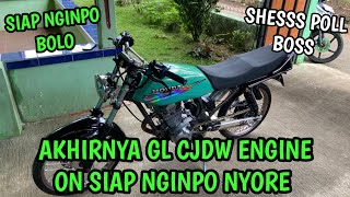 FINALLY THE GL CJDW ENGINE IS ON, READY TO GO NOW - MOTOVLOG